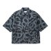 画像1: CALEE  DOTAIR®︎ SNAKE PATTERN ZIP SH ＜REFLECTOR＞ (1)