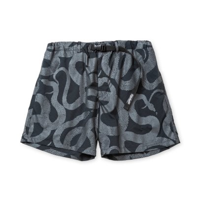 画像1: CALEE  DOTAIR®︎ SNAKE PATTERN EASY SHORTS ＜REFLECTOR＞