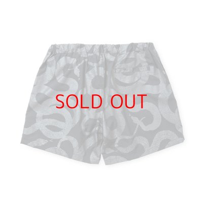 画像2: CALEE  DOTAIR®︎ SNAKE PATTERN EASY SHORTS ＜REFLECTOR＞