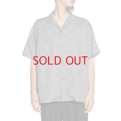 画像3: CALEE  SPIRAL JACQUARD CHAMBRAY S/S SH