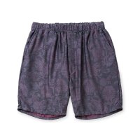 CALEE  FLOWER JACQUARD CHAMBRAY EASY SHORTS
