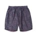 画像1: CALEE  FLOWER JACQUARD CHAMBRAY EASY SHORTS (1)