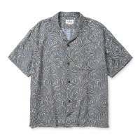 CALEE  SPIRAL JACQUARD CHAMBRAY S/S SH