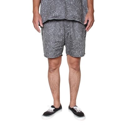 画像3: CALEE  SPIRAL JACQUARD CHAMBRAY EASY SHORTS