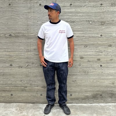 画像4: SD US Cotton Script Logo Ringer T