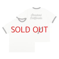 SD US Cotton Script Logo Ringer T