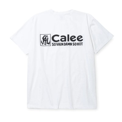 画像4: CALEE  STRETCH CAL NT LOGO TEE ＜NATURALLY PAINT DESIGN＞ CL-25SS006NT