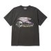 画像2: CALEE  BINDER NECK EAGLE LOGO VINTAGE TEE ＜NATURALLY PAINT DESIGN＞ (2)