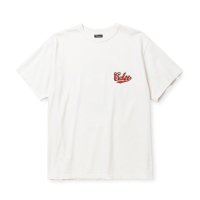CALEE BINDER NECK B.L EMBLEM LOGO VINTAGE TEE ＜NATURALLY PAINT DESIGN＞
