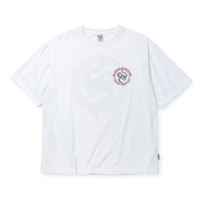 画像1: CALEE  MULTI FUNCTION LOGO S/S TEE ＜SNAKE LOGO REFLECTOR＞