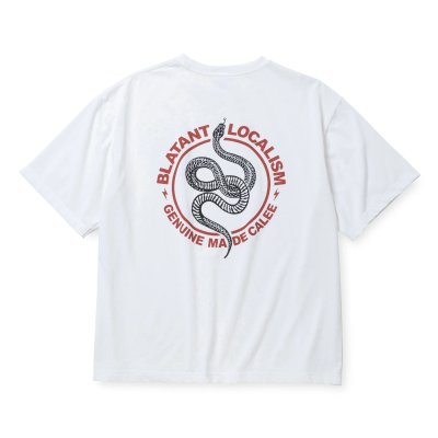 画像3: CALEE  MULTI FUNCTION LOGO S/S TEE ＜SNAKE LOGO REFLECTOR＞