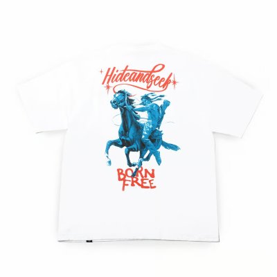 画像2: HIDE&SEEK  Horse Rider S/S Tee (Back BigSilhouette)