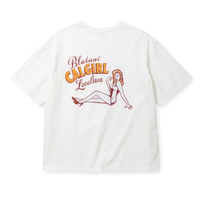 画像3: CALEE  VINTAGE TYPE SYNDICATE RETRO GIRL TEE ＜NATURALLY PAINT DESIGN＞