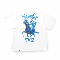 HIDE&SEEK  Horse Rider S/S Tee (Back BigSilhouette)