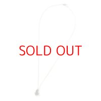 CALEE  CAL NT LOGO SILVER NECKLACE