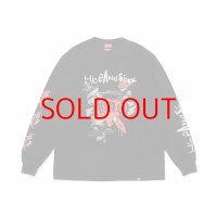 HIDE&SEEK  Heart And Dagger L/S Tee(Front)