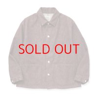 CALEE  VINTAGE REPRODUCT DENIM COVERALL ＜BROWN DENIM＞