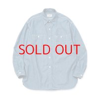CALEE  VINTAGE TYPE CHAMBRAY L/S SH