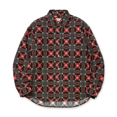 画像1: CALEE  PRINT NEL L/S SH