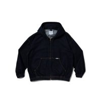 COOTIE  12.5oz Denim Zip Up Hooded Jacket