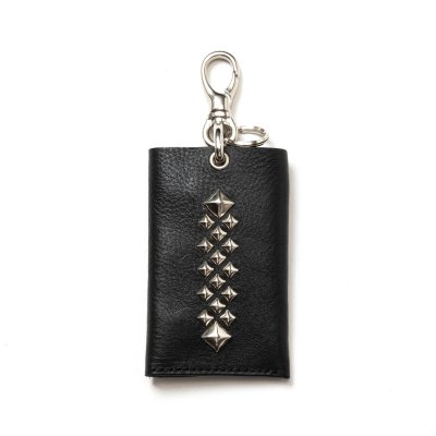 画像1: CALEE  CALEE  STUDS LEATHER KEY CASE