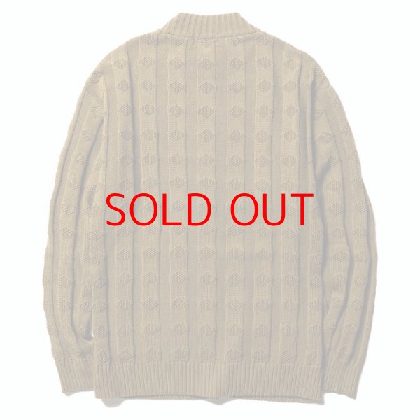 画像3: SALE 40%OFF  CALEE Mock neck jacquard knit sweater (3)