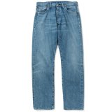 画像: SALE 40%OFF  CALEE Vintage reproduct straight used denim pants