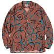 画像2: SALE  40%OFF  CALEE Allover spiral pattern L/S shirt (2)