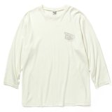 画像:   CALEE Smooth fabric set in 3/4 sleeve t-shirt