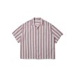 画像1: COOTIE　Snake Stripe Open-Neck S/S Shirt (1)