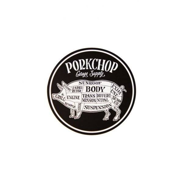 画像1: PORK CHOP　PORKCHOP CIRCLE STICKER (1)