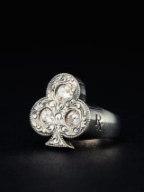 画像: Antidote Buyers Club / Engraved Club Ring (With Stone) -Silver 950-