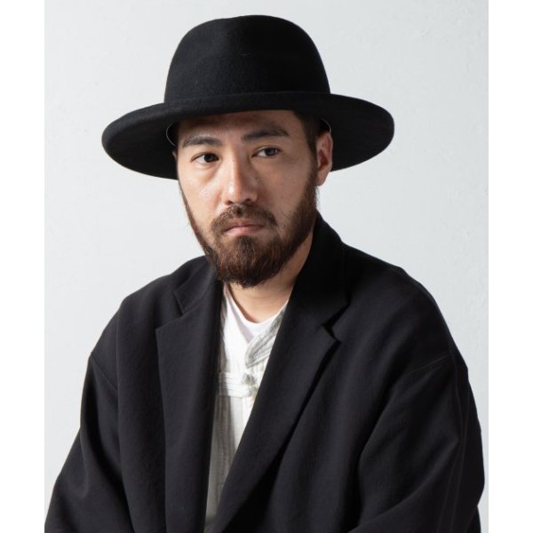 画像3: 【Racal】Edge Up Brim Wool Fedora Hat (3)