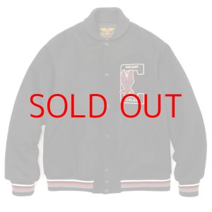 画像:  CALEE College type wappen wool stadium jacket