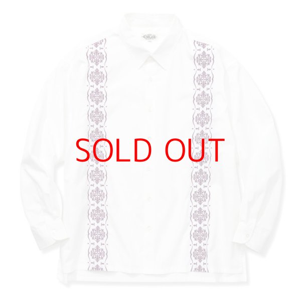 画像1: SALE  40%OFF  CALEE  Cotton broad cloth guayabera shirt (1)