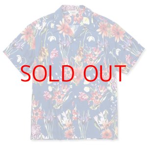 画像:  CALEE  Allover flower pattern amunzen cloth S/S shirt