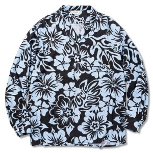 画像:   CALEE  Allover flower pattern R/P shirt