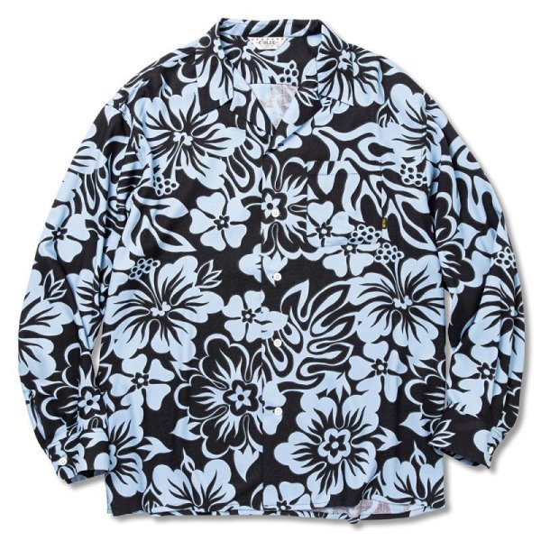 画像1:   CALEE  Allover flower pattern R/P shirt (1)