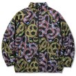 画像1: CALEE  Allover snake pattern track jacket (1)