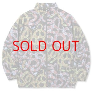 画像: CALEE  Allover snake pattern track jacket