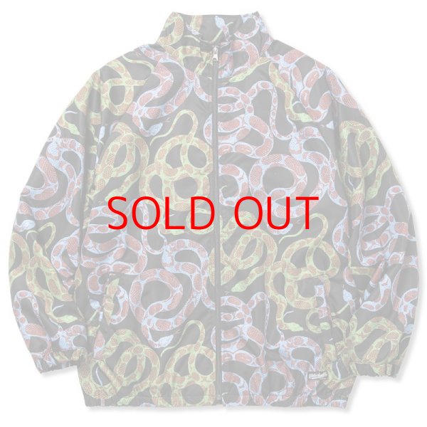 画像1: CALEE  Allover snake pattern track jacket (1)