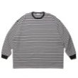 画像1: COOTIE SUPIMA BORDER OVERSIZED L/S TEE (1)