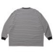 画像2: COOTIE SUPIMA BORDER OVERSIZED L/S TEE (2)