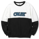 画像: CALEE Univ. contrasting fabric crew neck sweat