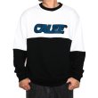 画像2: SALE  40%OFF CALEE Univ. contrasting fabric crew neck sweat (2)