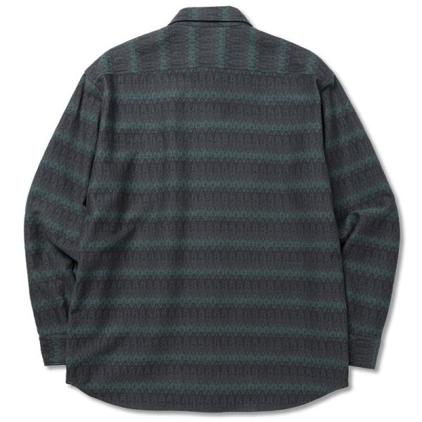 画像3:   CALEE  Gradation ombre herringbone L/S shirt (3)