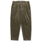 画像:  SALE 40%OFF CALEE  Corduroy wide shilhouette tapered tuck trousers