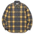 画像1: CALEE  Dobby check pattern L/S shirt (1)