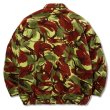 画像2: CALEE  British camouflage pattern corduroy harrington jacket (2)