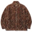 画像1: CALEE  Allover spiral pattern fleece jacket (1)